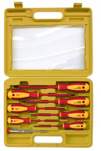 Набор отверток Энкор диэл 8шт кейс