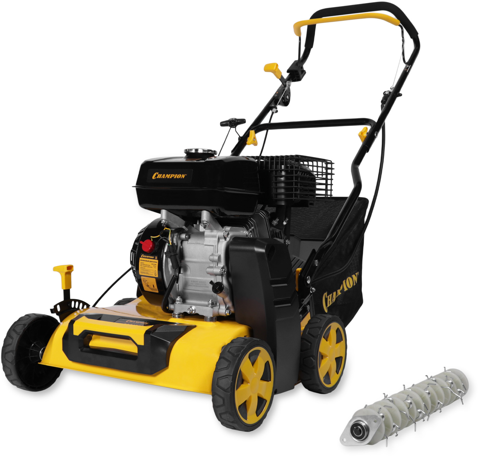 Скарификатор CHAMPION GSC4840 (5,15 кВт, 400 мм, 40л, 29 кг, 2в1)