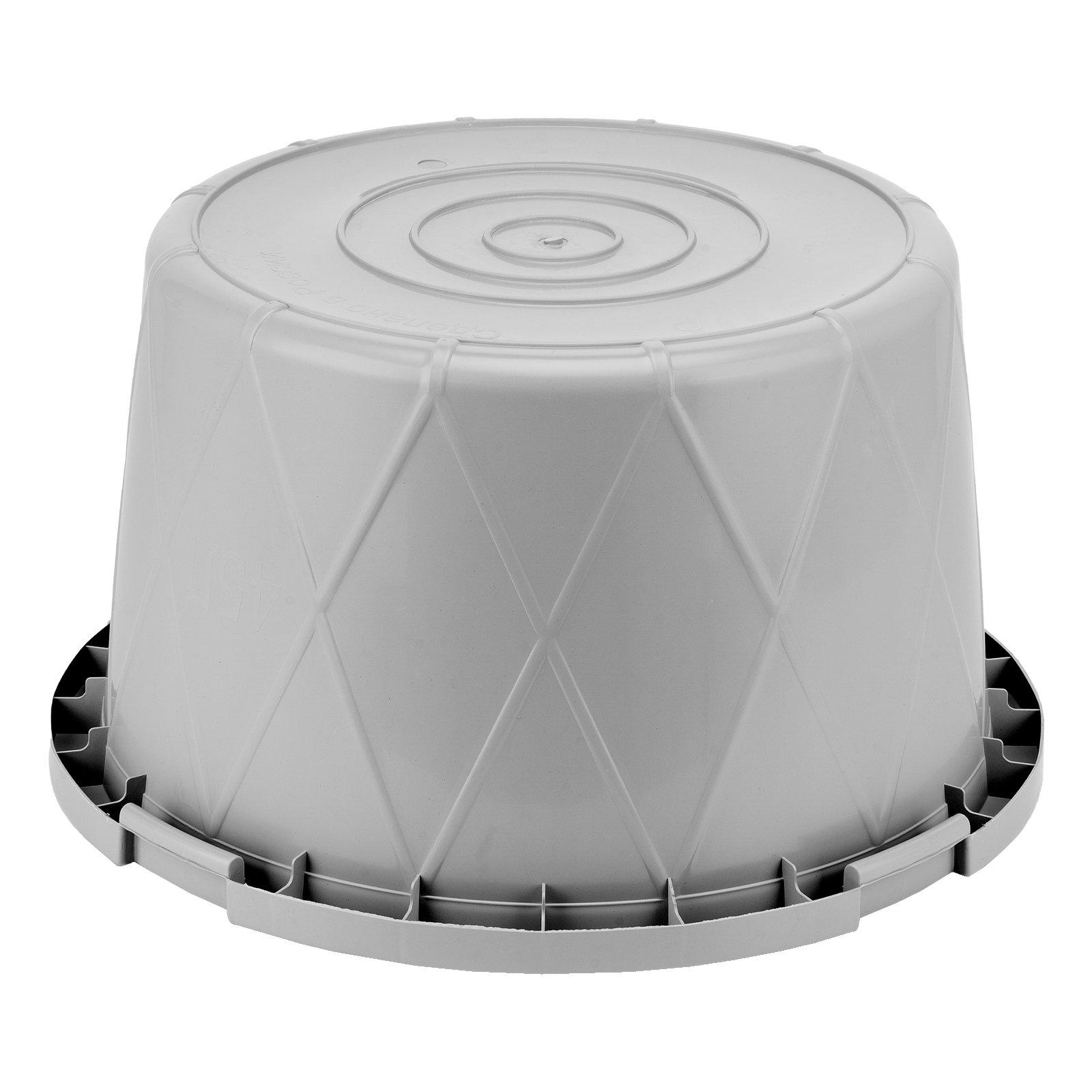 Таз круглый строительный ударопрочный, 45 л, Matrix