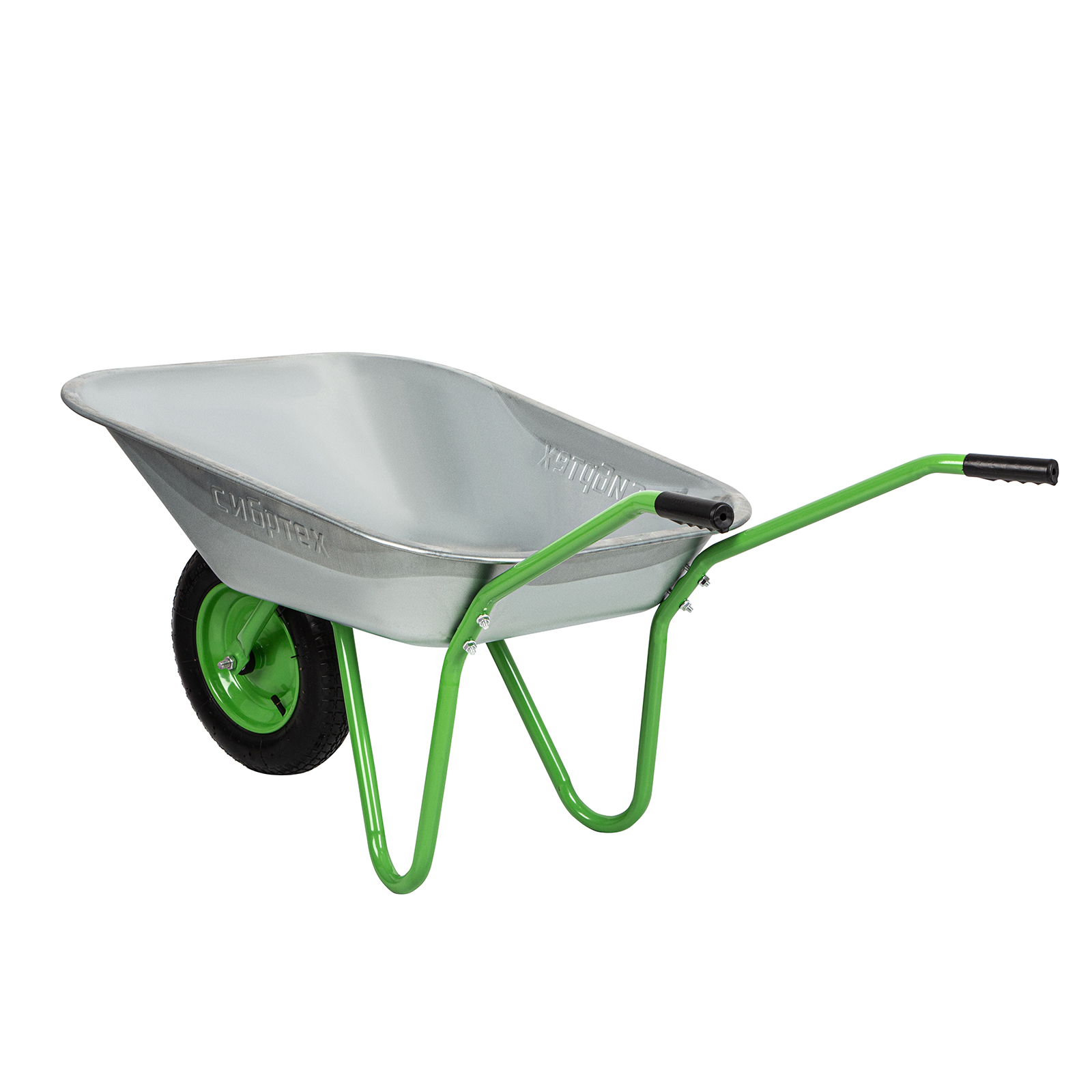 Тачка садовая, облегченная, грузоподъемность 90 кг, объем 65 л Сибртех