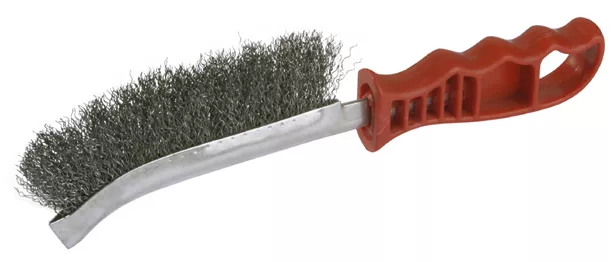 Щетка металлическая с пластиковой ручкой Энкор