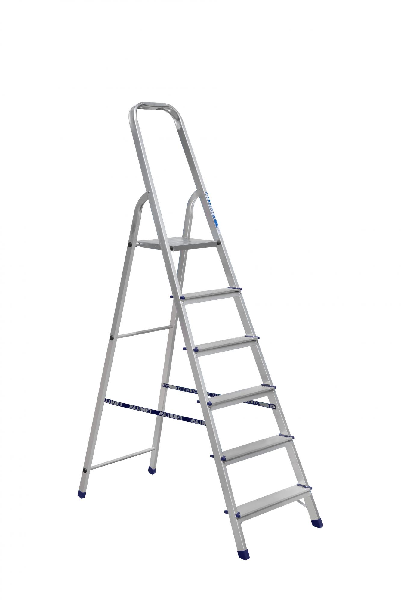 Стремянка алюминиевая "Энкор" 6 ступеней