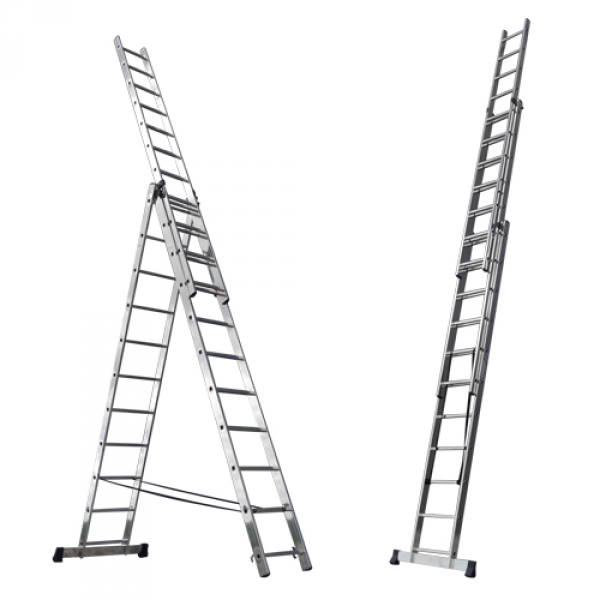 Лестница трехсекционная 3х14 ступеней "Энкор"