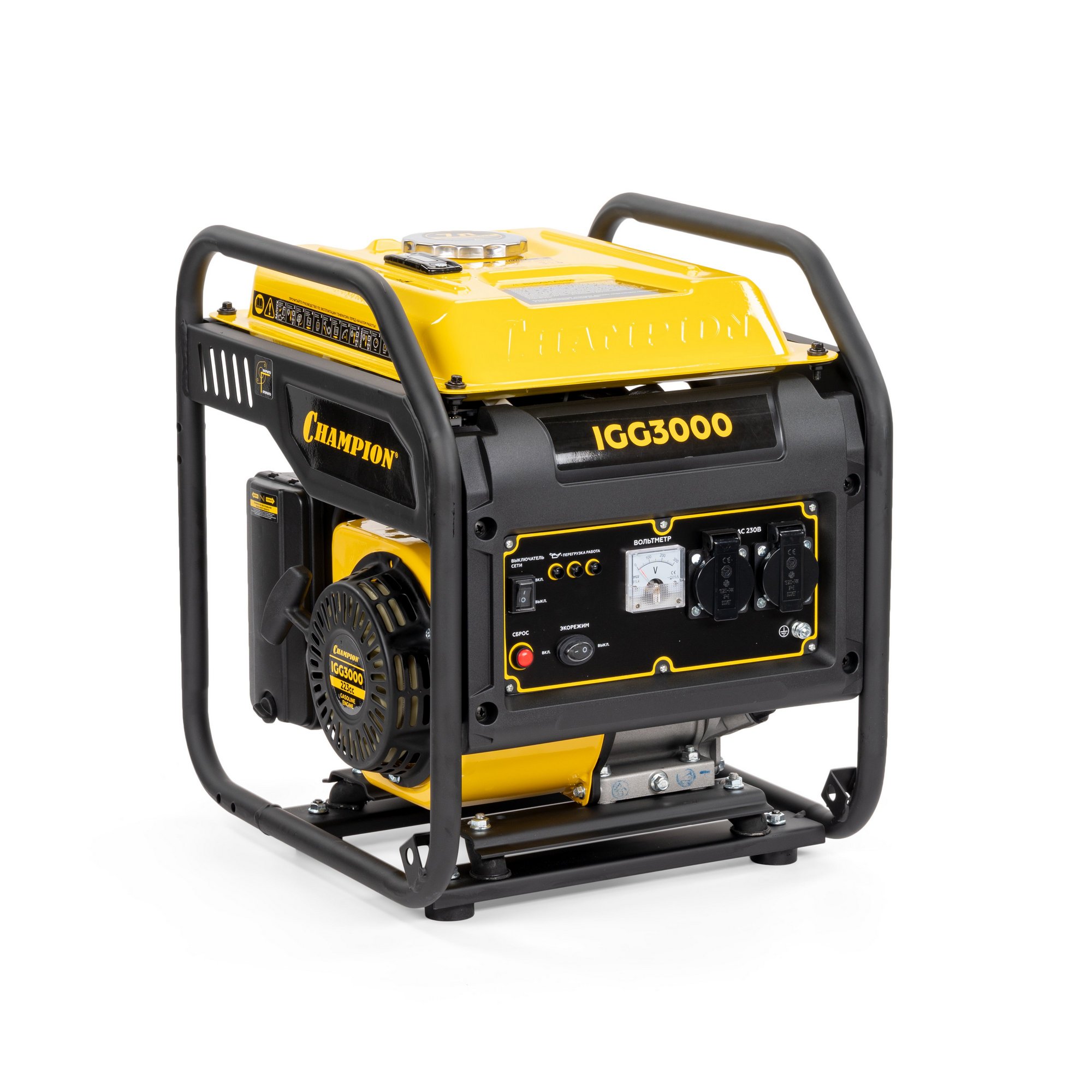 Генератор CHAMPION IGG3000 (2,8/2,9кВт, 7,5лс, 7л, 26кг)