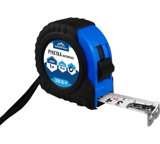 vertextools РУЛЕТКА МАГНИТНАЯ 519ММ 3120-05-19