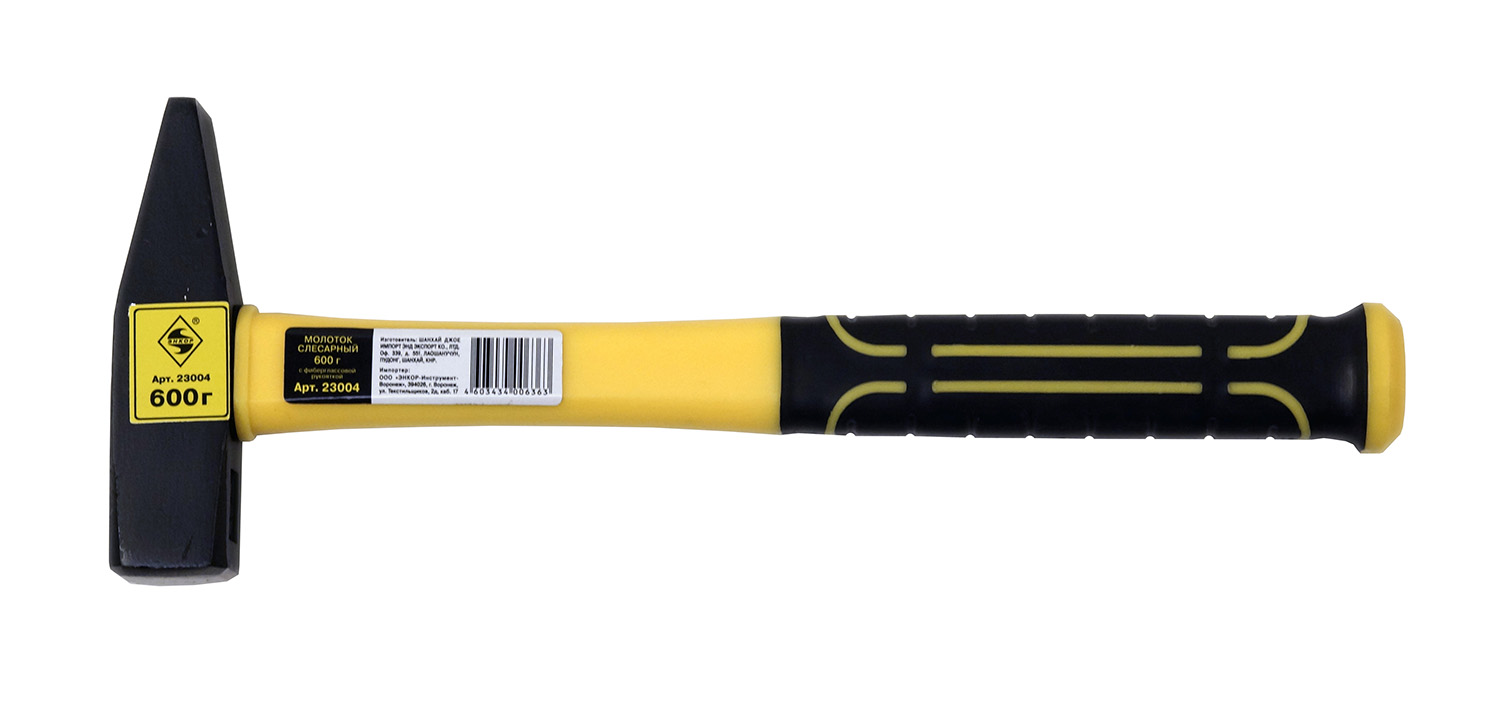 Молоток слесарный Энкор 600гр с фиберглас рук