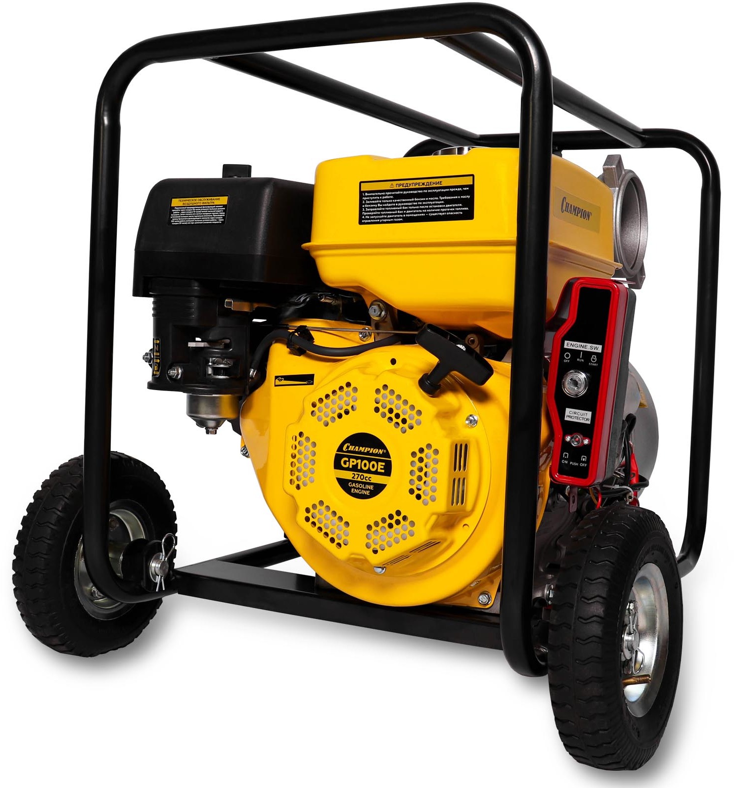 Бензиновая мотопомпа CHAMPION GP100E