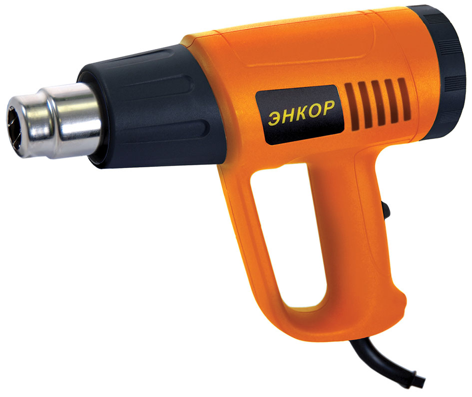 Фен строительный Энкор ПТЭ-2000/ДП кейс