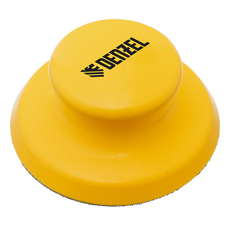 Брусок для шлифования, круглый, 125 мм, с "липучкой"// Denzel