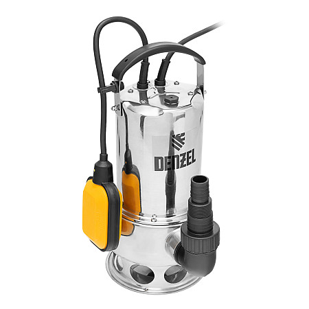 Дренажный насос DPL800X, 800 Вт, подъем 7 м, 16500 л/ч Denzel