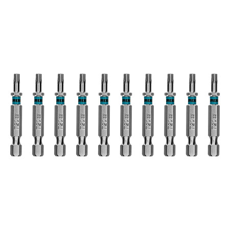 Бита Torx 20х50мм, сталь S2, шестигр., 10 шт. Gross