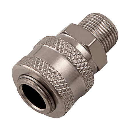 Муфта универсальная быстросъемная ("мама") 3/8, внешняя резьба, 2 шт, Stels