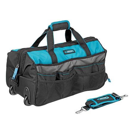 Сумка для инструмента, 500х280х290мм, выдвижная рукоятка, колеса, наплечный ремень Gross