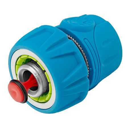 Соединитель быстросъемный 3/4", аквастоп, алюминий, TPR, LUXE Palisad