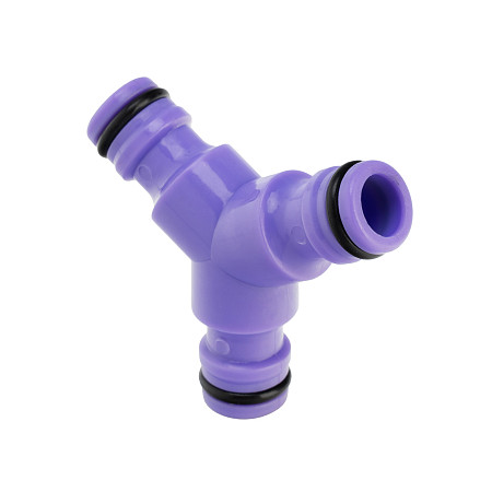 Тройник для разветвления или соединения, штуцерный, пластмассовый Palisad