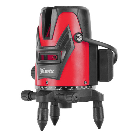 Лазерный уровень MXL RED, 30 м, красный луч, акк. Li 2400 mAh, сумка, резьба 5/8" MTX