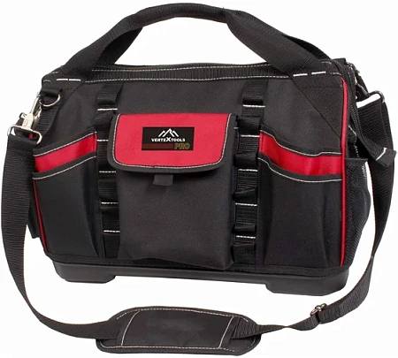 vertextools СУМКА ДЛЯ ИНСТРУМЕНТОВ ПЛАСТИКОВОЕ ДНО 40Х22.5Х28см 0909-40-28