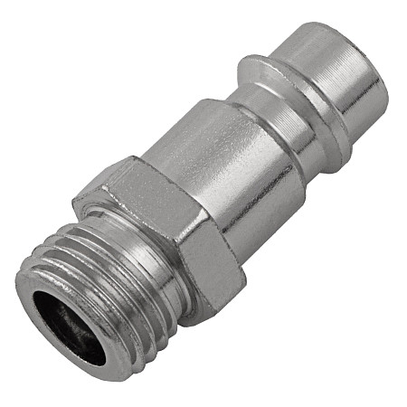 Ниппель универсальный быстросъемный ("папа") 1/4, внешняя резьба, 2 шт, Stels