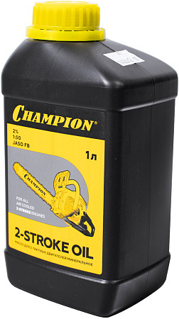 Масло для 2-тактных двигателей минеральное CHAMPION JASO FB, 1л, 952831