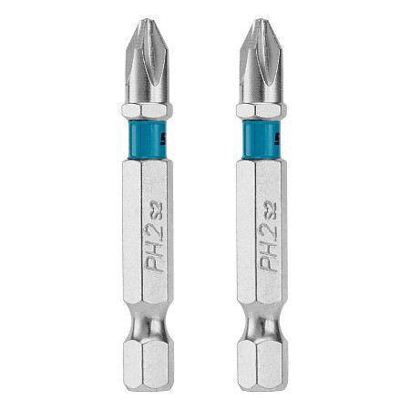Бита PH2х50мм, сталь S2, шестигр., 2 шт. Gross