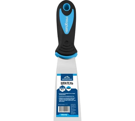 vertextools ШПАТЕЛЬ 40мм НЕРЖАВЕЮЩАЯ СТАЛЬ, ДВУХКОМПОНЕНТНАЯ РУЧКА (1/ 12/ 240) 1705-040