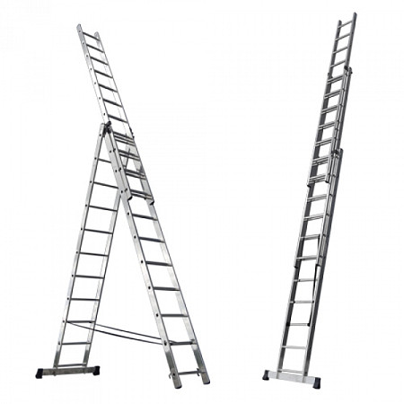 Лестница трехсекционная 3х14 ступеней "Энкор"