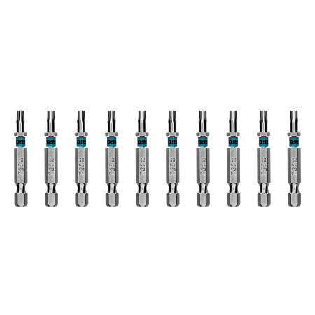 Бита Torx 25х50мм, сталь S2, шестигр., 10 шт. Gross