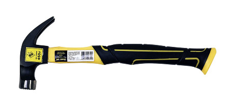 Молоток гвозд Энкор 450гр с фиберг рук и магн