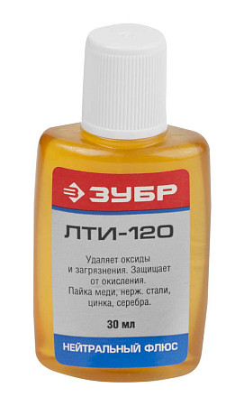 ЗУБР ЛТИ-120, 30 мл, флюс (55480-030)