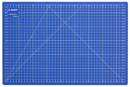 ЗУБР 450 х 300 х 3 мм, непрорезаемый коврик (09902)
