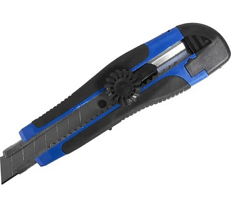 vertextools НОЖ МАЛЯРНЫЙ С ДВУХКОМПОНЕНТНОЙ РУЧКОЙ КРУГЛЫЙ ФИКСАТОР 18мм 0044-100-18