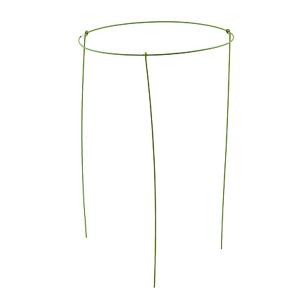 Опора для растений круглая, D 28 см, H 45 см, 3 шти в упаковке, металл в пластике Palisad