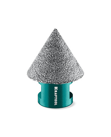 KRAFTOOL VS DIAMOND d 2-38 мм, М14, Вакуумная алмазная фреза конусная (29812-02-38)