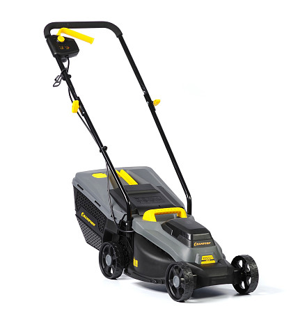 Газонокосилка эл. CHAMPION EM3212/1 (1,2 кВт пласт.травосб. 30л ширина 320мм 30-70мм, 7,1кг)