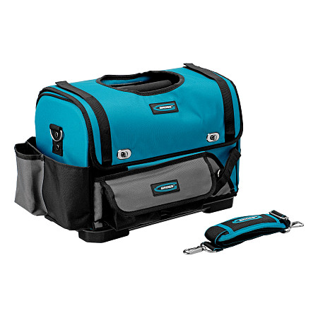 Переноска для инструмента, 400х225х300мм, пластиковое дно, наплечный ремень Gross