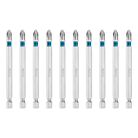 Бита PH2х90мм, сталь S2, шестигр., 10 шт. Gross