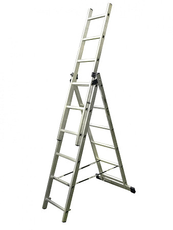 Лестница трехсекционная 3х15 ступеней "Энкор"