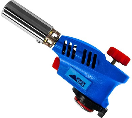 vertextools горелка газовая с пьезорозжигом охотник 0832