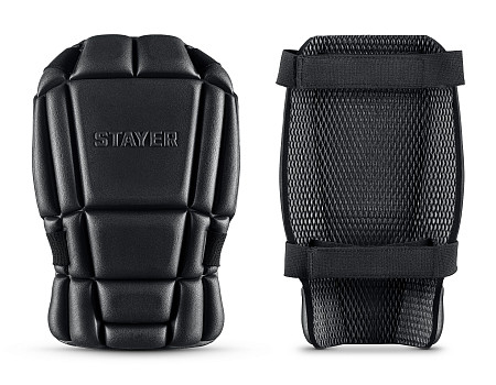 STAYER UNIVERSAL 2 в 1 вставка-наколенники защитные из ЭВА, 2 крепежных ремня (11197)