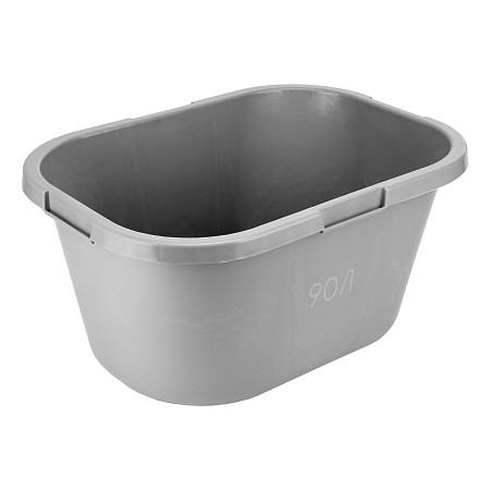 Таз прямоугольный строительный ударопрочный, 90 л, Matrix