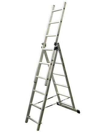 Лестница трехсекционная 3х11 ступеней "Энкор"