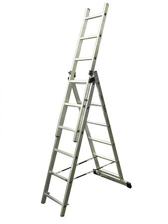 Лестница трехсекционная 3х16 ступеней "Энкор"