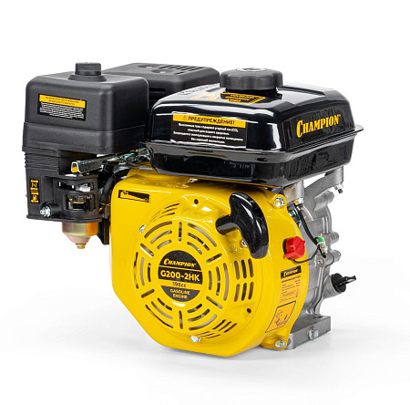 Двигатель CHAMPION (6,5лс/4,8кВт, 196см³, 19мм, шпонка, 13кг)
