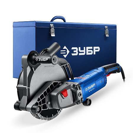 ЗУБР d 230 мм, 2700 Вт, 65 мм, штроборез (бороздодел), метал. ящик, Профессионал (ЗШ-П65-2700 ПСТК)