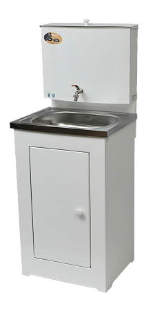 Умывальник дачный без подогрева ЛЮКС ВИХРЬ, нержавейка, белый