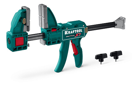 KRAFTOOL KRAFTFLEX X7 150, 150 х 85 мм, многофункциональная быстрозажимная струбцина (32777-150)