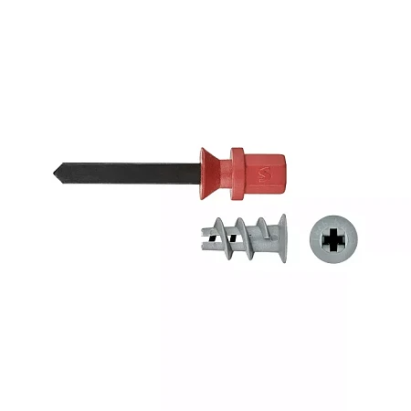 Пластиковый дюбель для ГКЛ Tech-Krep TT-22 со сверловой насадкой, 14х24 мм