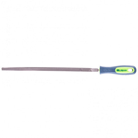 Напильник, 300 мм, квадратный, двухкомпонентная рукоятка, №2 Сибртех