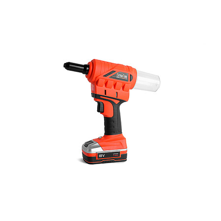 Аккумуляторный заклепочник MESSER DPM004 для работы с вытяжными заклепками, комплект  c  двумя аккумуляторами